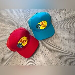 Bass Pro Shops Blue & Red Mesh Back Caps